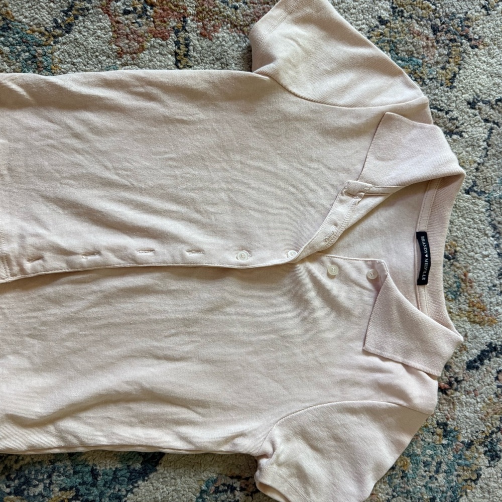 Brandy Melville Soft Pink Button Down Shirt